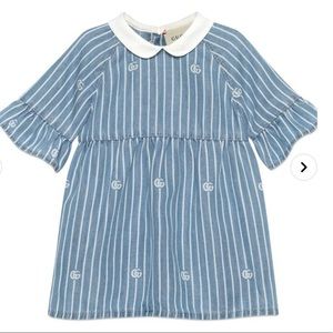 Gucci Kids Lyocell GG stripe